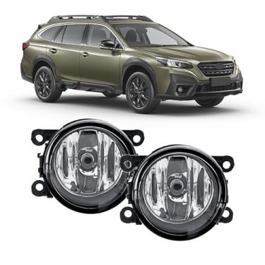 Imagem de LEVANLIGHT Par de lâmpadas de neblina LH+RH para Acura/HD/FD/Suzuki/etc Substituição 4F9Z15200AA 4F9Z15200AACP conjuntos de lentes transparentes com lâmpadas de halogêneo H11 de 55 W lâmpada universal