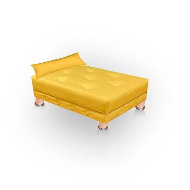 Imagem de Cama Para Cachorro Caminha Pet Gato Cachorro Confortavel Resistente Sofazinho Bete Cor Amarelo