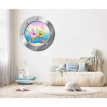 Imagem de Adesivo De Parede Escotilha Bob Esponja Mod 03