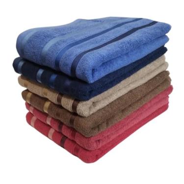 Imagem de Toalha Banho Teka Lumiere 100% Algodão Fio Penteado 500gr/m² 67x140cm (Azul)