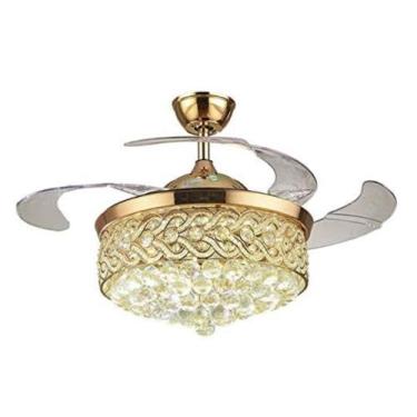 Imagem de Ventilador De Teto E Lustre Luxuoso Led 6 Velocidades T1366 - T&A PROL