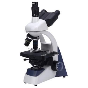 Imagem de Microscópio Biológico Série Xsp500 Com Luz LED, Corpo de Liga de Alumínio, Ampliação 40x-1600X, Microscópio Trinocular HD para Pesquisa de Educação