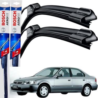 Imagem de Palheta Limpador Parabrisa Bosch Aerofit Par de Palheta Limpadora Dianteiro Original Civic 1991 á→2000