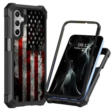 Imagem de BREIDMKFM Capa para Samsung A16 5G, capa para celular Samsung Galaxy A16 5G com protetor de tela, proteção de camada dupla, policarbonato rígido, TPU macio, bumper à prova de choque, canto resistente