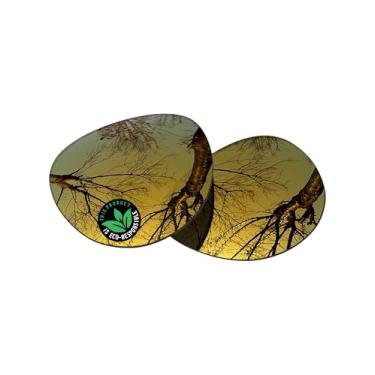 Imagem de Raydi Lentes de reposição de policarbonato para óculos de sol Ray-Ban Meta Headliner RW4009 50 mm - Flare Gold Mirror - Polarizadas