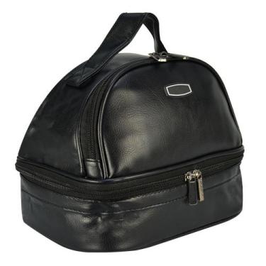 Imagem de Bolsa Térmica Necessaire Masculina Classic Preto CBRN18758 - Commerce 
