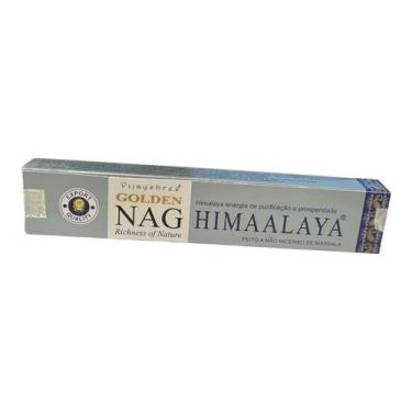 Imagem de Incenso Massala Golden Nag Vareta Goloka Himalaya Unidade - Lua Místic