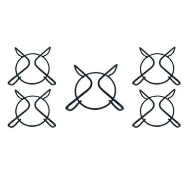 Imagem de Kit 5 Grade Trempe Grelha Esmaltada Fogão Cooktop 5 Bocas