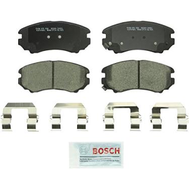 Imagem de BOSCH BC924 QuietCast Conjunto de pastilhas de freio a disco de cerâmica premium - Compatível com Hyundai Azera, Elantra, Sonata, Tiburon, Tucson; Kia Amanti, Magentis, Optima, Soul, Sportage; FRENTE