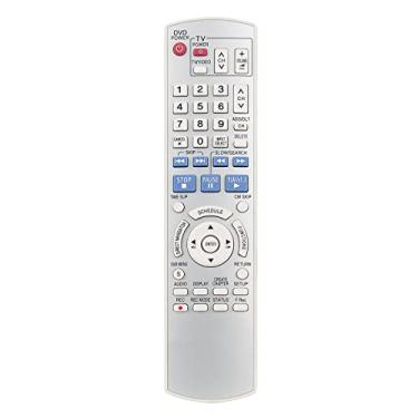Imagem de Controle remoto de substituição EUR7659Y10 compatível com gravador de DVD Panasonic DMR-ES25 DMR-ES15 DMR-ES15P DMR-ES15PC DMR-ES15S DMR-ES16