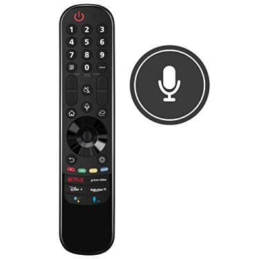 Imagem de AN-MR21GA MR21GA Controle remoto de voz mágica compatível com LG OLED TV OLED48A1AUA OLED48C1AUB OLED48C1PUB OLED55A1AUA OLED55A1PUA OLED55B1PUA OLED55C1AUB OLED55C1PUA (com ponteiro e função de voz)