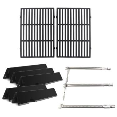 Imagem de Bewesazy Peças de reposição Spirit Grill Grelhas 7636 Barras aromatizadoras para Weber Spirit and Spirit II Série 300 E-310 E320 E330 S310 S320 S330 SP310 SP320 SP330 II E-310