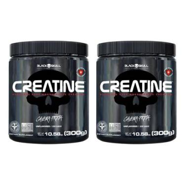 Imagem de Kit 2x Creatina Monohidratada 300g – 100% Pura para Ganho de Força e Massa Muscular