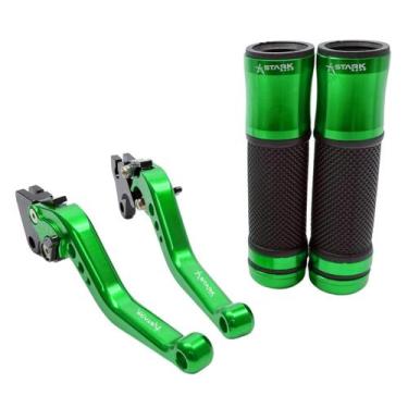 Imagem de Kit Manete Manopla Esportivo Xtz Crosser Factor Lona Rx 125 - Stark Ra