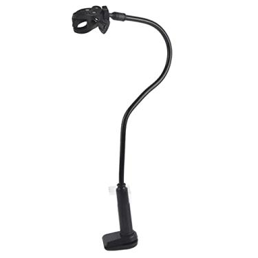 Imagem de 360 Graus Ajustável Cabelo Secador Cremalheira Ajustável Pet Grooming Tabela Secador Titular Com Liga de Alumínio Braçadeira para Mãos Seguras Secagem Livre