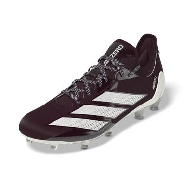 Imagem de adidas Tênis masculino de futebol americano Adizero Electric.1, Team Maroon/Branco/Team Maroon, 46