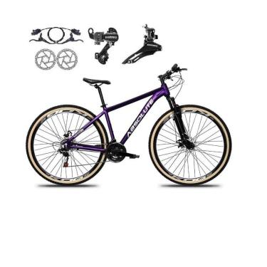 Imagem de Bicicleta Aro 29 Absolute Nero 5 24v Câmbios Shimano Freios Hidráulicos Suspensão Pneus c/Faixa Mtb-Unissex