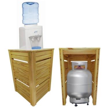 Imagem de Mesa Balcão para Bebedouro Água e Botijão de Gás - RecArt