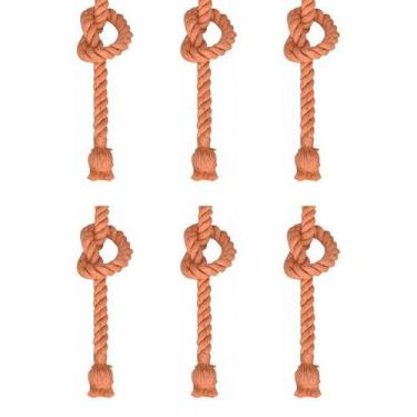 Imagem de Kit com 6 Lustres Pendentes Corda para 1 Lâmpada E27 Bivolt - MbLed