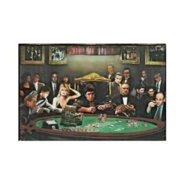 Imagem de Tony Montana Scarface Movie Poster Pintura Em Tela Arte De Parede Para