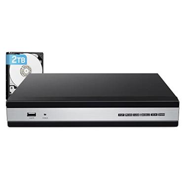 Imagem de Reidubo Gravador De Vídeo Em Rede 4K 8 Canais Poe Nvr (1080P/3Mp/4Mp/5Mp/6Mp/8Mp) - Suporta Até 8×8Mp A 25 Fps Sistema Câmera Segurança Residencial Disco Rígido Pré-Instalado 2 Tb (Até 6 Tb)