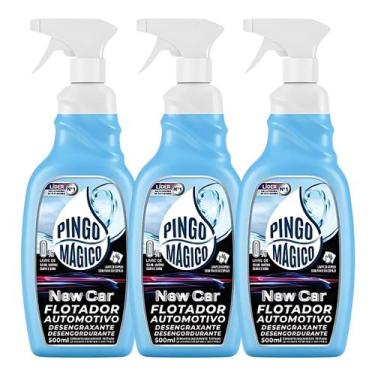 Imagem de 3 Flotador Desengordurante Pingo Magico Automotivo 500ml - AJA Química