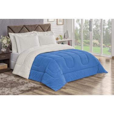 Imagem de COBERDROM VENEZA MANTA COM SHERPA E FLEECE CASAL QUEEN 1 PEÇA/ Super M