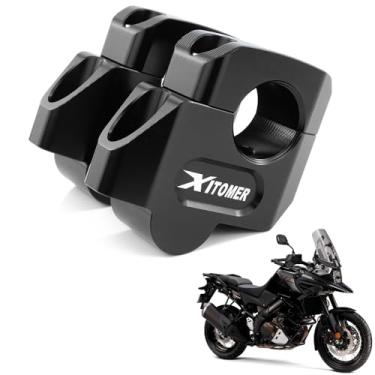 Imagem de Xitomer Elevadores de guidão de motocicleta compatíveis com DL1050 V-Strom 1050 XT DE 2020 2021 2022 2023 2024 V-Strom1050 CNC haste de guidão de guidão