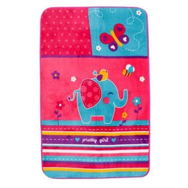 Imagem de Tapete Infantil Pretty Girl - Brinde Cobertor bebe ZOO bege ou rosa - 