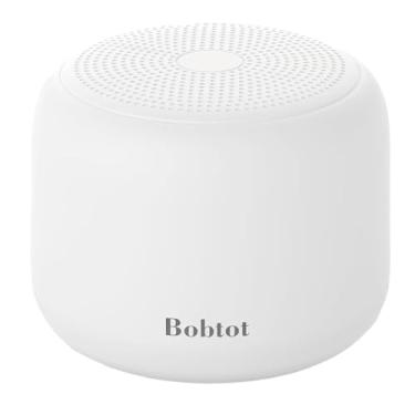 Imagem de Caixa de Som ET18 Alto-Falante Bluetooth 5.0 Branca, Microfone Embutido para Chamadas Viva-voz, Potência Máxima 5W, Graves Potentes, Design Compacto