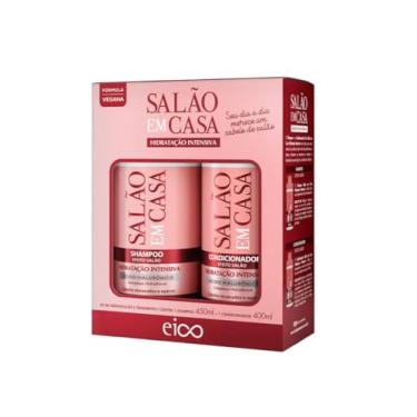 Imagem de Eico Kit Salão em Casa Hidratação Intensiva Shampoo 450ml + Condicionador 400ml