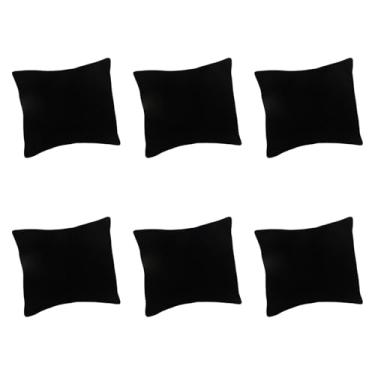 Imagem de UxicRuya 6x Phovels de relógio, assista a pulseira Viagem de pulverização de jóias Multiperse Exibir armazenamento para exposição para venda de varejo em casa, Veludo Preto