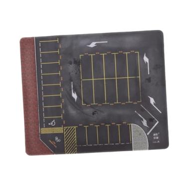 Imagem de Milageto Tapete de estacionamento 1:64, garagem de carro fundido, modelo de construção, exibição de cena para brinquedo de cena de veículo