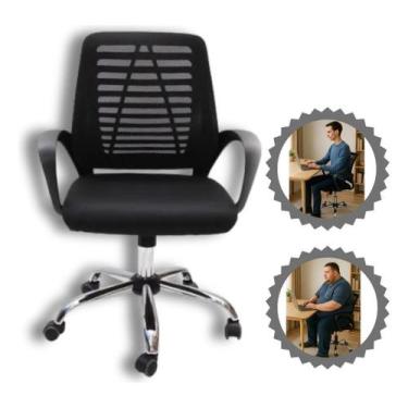 Imagem de Cadeira Executiva Giratória Esteirinha Mesh Ergonômica - EDR MAGAZINE