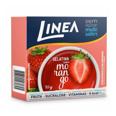 Imagem de Gelatina Linea sucralose Morango 10g