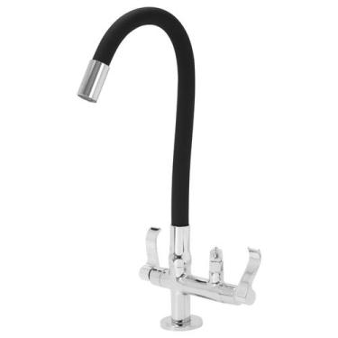 Imagem de Torneira Flexivel De Mesa Com Saida Para Purificador De Agua Tubo Pret