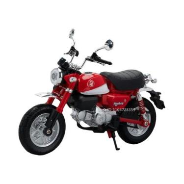 Imagem de HONDA JH-70 Mini Moto Brinquedo Em Escala 1:12, Metal Fundido, Som, Lu