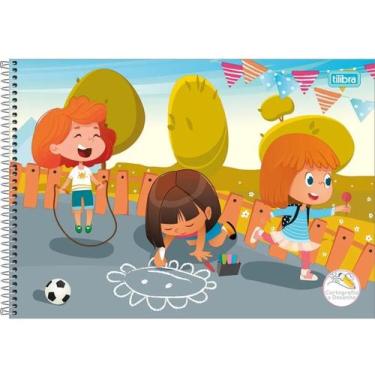 Imagem de Caderno Espiral De Desenho Sapeca Feminino 96 Folhas Tilibra, 4