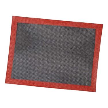 Imagem de Fenteer Esteira de Cozimento Oca Esteira de Cozimento Suprimentos de Cozimento Esteira para Forma de Bolo Forro de Forno Resistente Ao Calor Esteira de Pão Fo, 40x30cm a