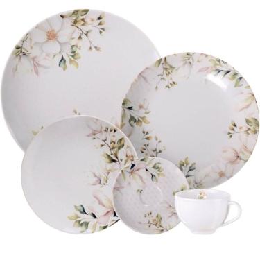 Imagem de Aparelho de Jantar 20 Peças Tramontina Magnólia Porcelana