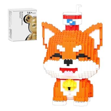 Imagem de MEIGESI Blocos de construção Shiba Inu (3300 peças) | Modelo de exibição Shiba Inu | Blocos de construção de animais micro 3D | Design divertido para adultos e crianças | Ideia para decoração de casa