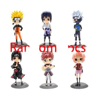 Imagem de 15cm Naruto Sakura Uchiha Gaara Kakashi PVC Action Figures Anime Model