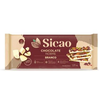 Imagem de Chocolate em Barra Branco Nobre 1,01Kg - Sicao - Barry Callebaut