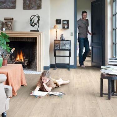 Imagem de Piso Laminado Quick Step Impressive Carvalho Bege Serrado 01857 Cx 1,8