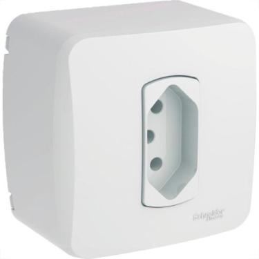 Imagem de Sistema Box Schneider Dexson-Miluz Branco 1 Tomada 2P+T. 20A. - S3B663
