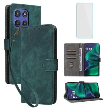 Imagem de IUQXU Capa carteira para celular Motorola Moto G Stylus 5G 2025/Edge 60 Stylus com protetor de tela [bloqueio RFID] suporte feminino capa de celular para Motorola G Stylus5G 2025 Moto Edge 60Stylus