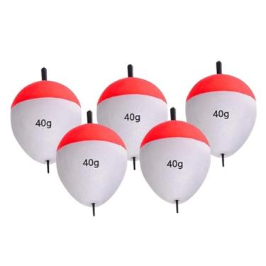 Imagem de Dynwave 5 Peças de Bóias de Pesca Bobbers EVA Oval de Espuma de Alta Flutuabilidade para, 40g
