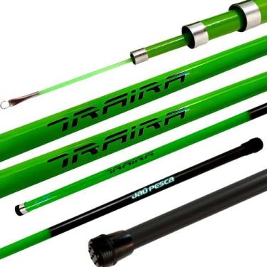 Imagem de Kit 2 Varas Telescópicas Gomo Longo JP Traira Verde LT/JF - Jaú Pesca,