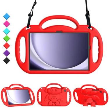 Imagem de TOEVEK Capa infantil para tablet Samsung Galaxy Tab A9 Plus de 11 polegadas, com alça de ombro, capa protetora à prova de choque para Samsung Galaxy Tab A9+ 11 polegadas 2023 (SM-X210/X216/X218),