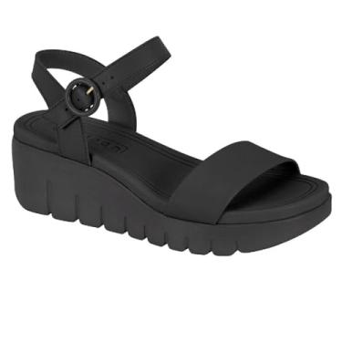 Imagem de Sandalia Moleca Plataforma Ref 5536.100.9569 Preto/preto 038